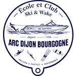 Logo club ski nautique arc sur tille
